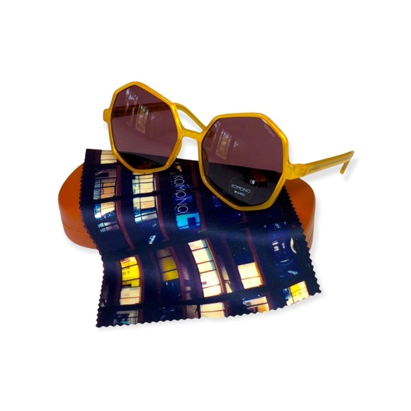 KOMONO Bonnie Milky Honey Sunglasses (NEW) - Picture 4 of 13